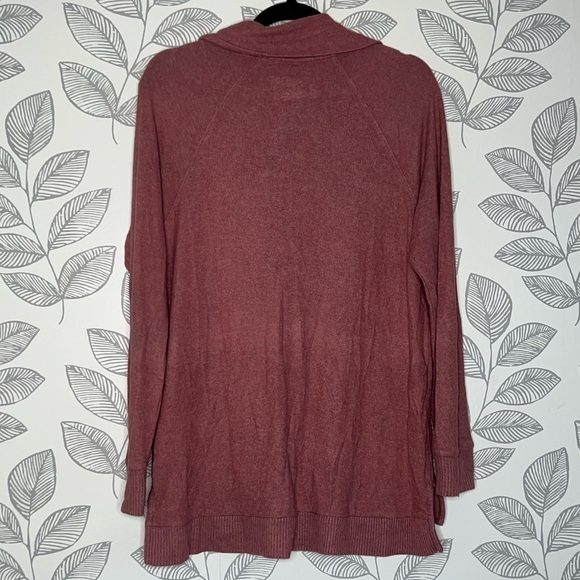 Anthropologie Saturday Sunday Pullover Sweater S Mauve Dusty Pink Rose Soft - Picture 8 of 11